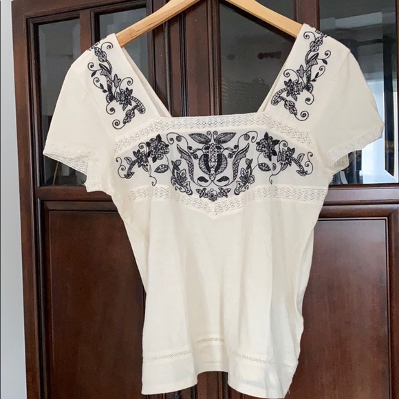 ZARA EUC beige blouse - Picture 1 of 11